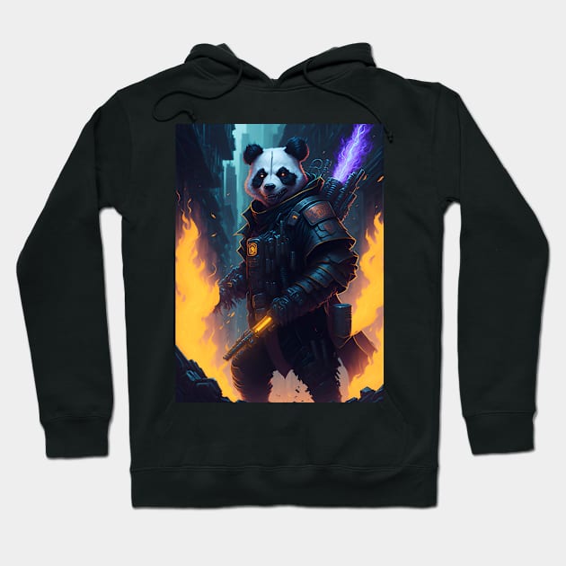 Pandamonium Blaze Hoodie by star trek fanart and more